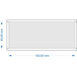 Plateau de mouvement 100x40mm Fermé