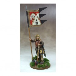 Bannière de Guerre Jomsvikings (une figurine et sa bannière)