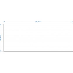 Socle 100x250mm
