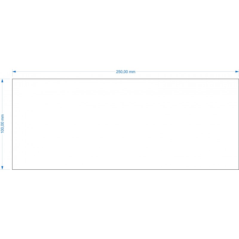 Socle 100x250mm
