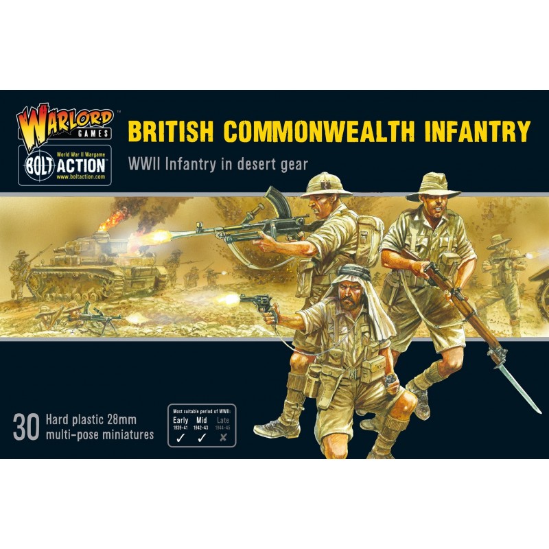 British Commonwealth Infantry (In Desert Gear)