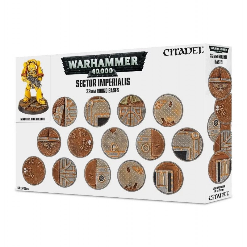 Sector Imperialis: 32Mm Round Bases Sector Imperialis: 32Mm Round Bases