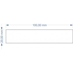 Socle 20x100mm