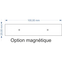 Socle 20x100mm