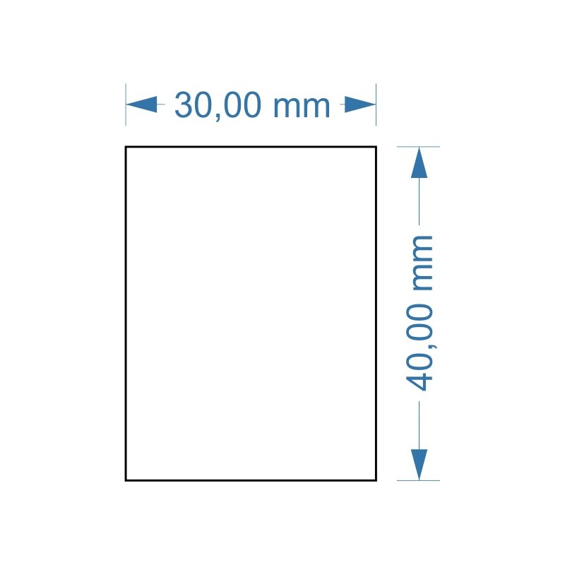 Socle 30x40mm Socle 30x40mm