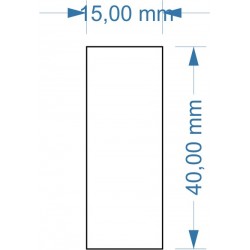 Socle 40x15mm