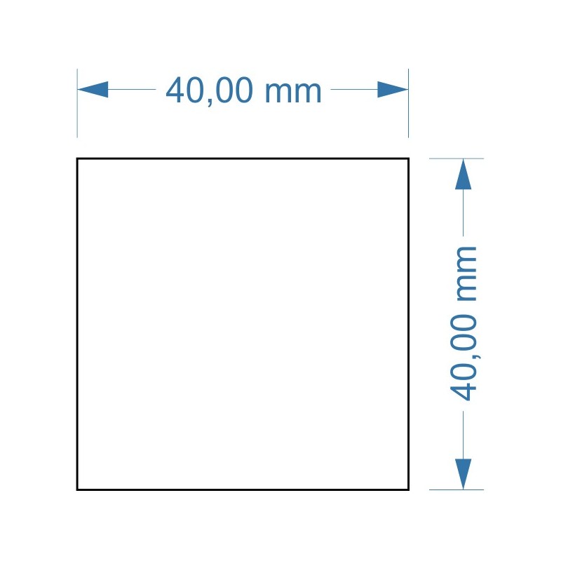 Socle 40x40mm