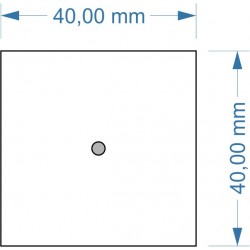 Socle 40x40mm magnétique