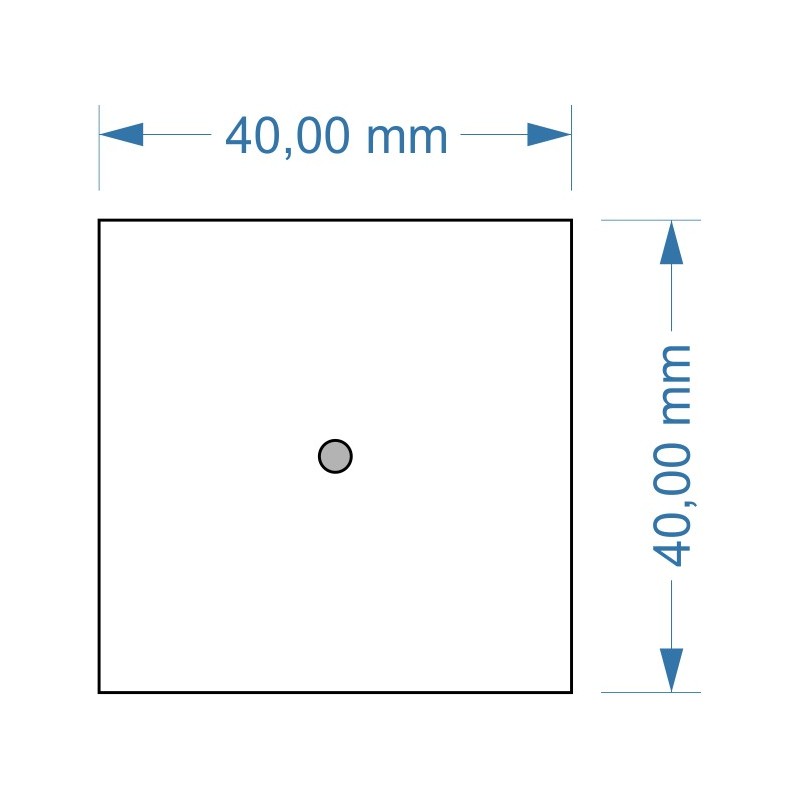 Socle 40x40mm magnétique Socle 40x40mm magnétique