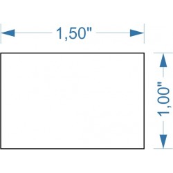Socle 1.5''x1''mm
