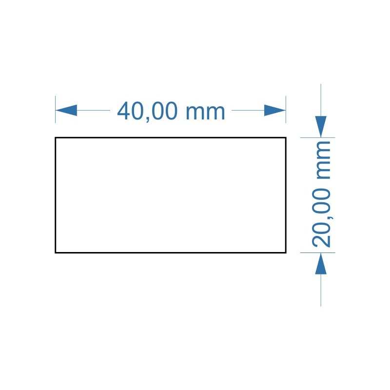 Socle 20x40mm