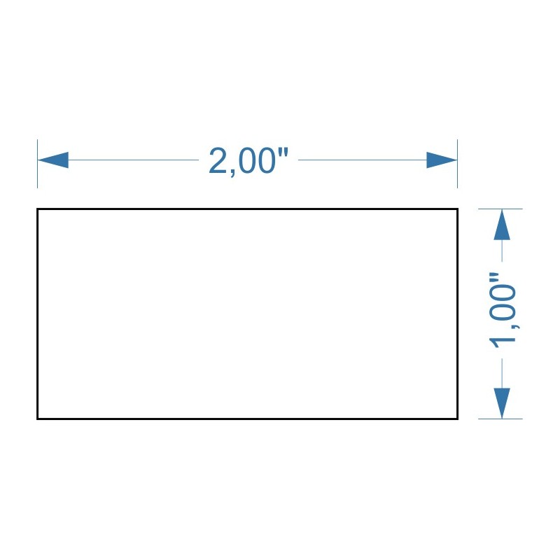 Socle 2''x1''mm