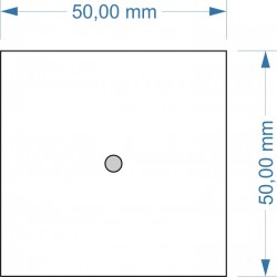 Socle 50x50mm magnétique