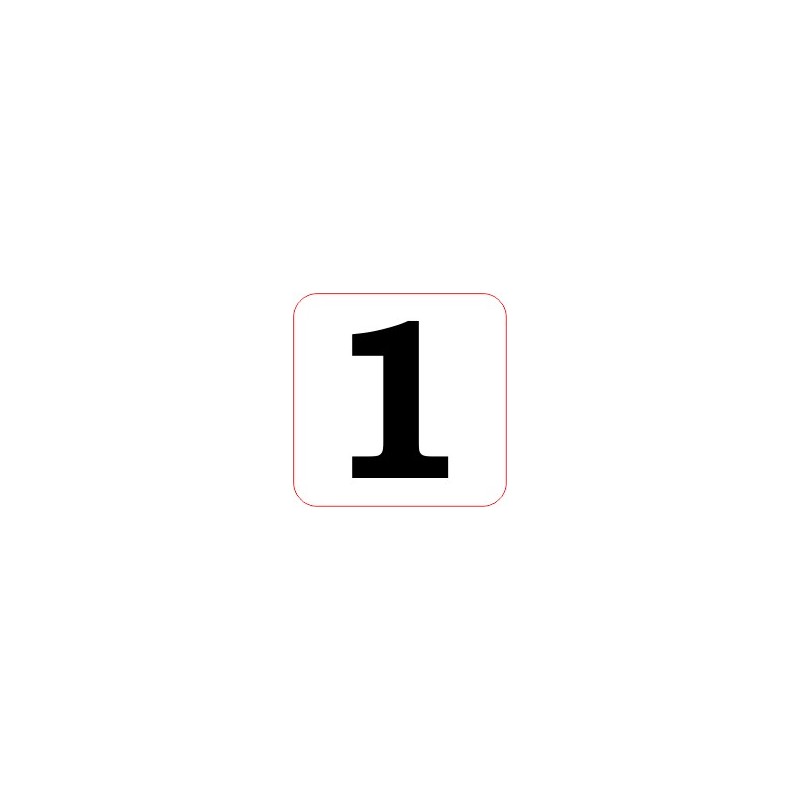 Marqueur perte - "1" Marqueur perte - "1"
