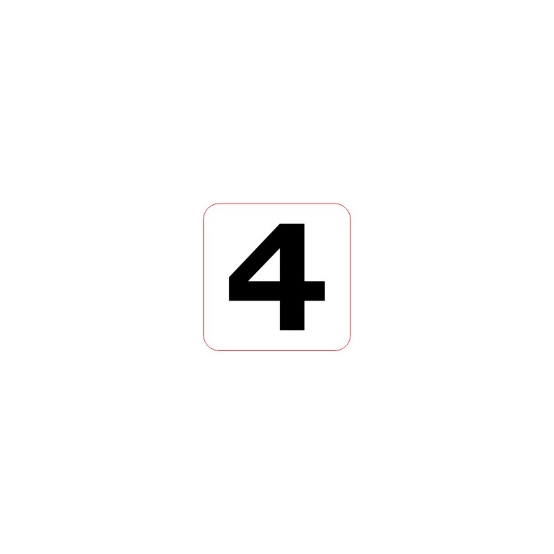 Marqueur perte - "4" Marqueur perte - "4"