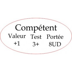 Marqueur Général "Compétent"