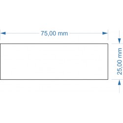 Socle 25x75mm