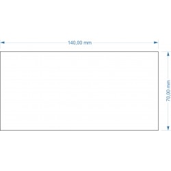 Socle 70x140mm