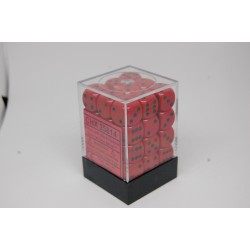 Opaque 12mm d6 Red/black...