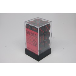 Opaque 16mm d6 Black/red...