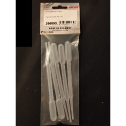 5 Pipettes jetables 3ml