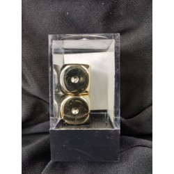 Gold Metallic 16mm d6 Pair...