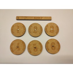 Set de 6 Pions Objecifs...