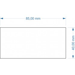 Socle 40x85mm