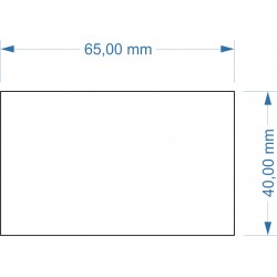 Socle 40x65mm