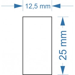 Socle 12.5x25mm