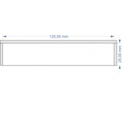 Plateau de mouvement 125x25mm