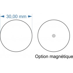 Socle rond diamètre 30mm