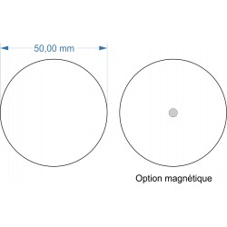 Socle rond diamètre 50mm