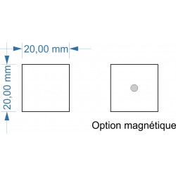 Socle 20x20mm