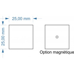 Socle 25x25mm