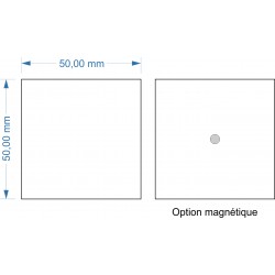 Socle 50x50mm