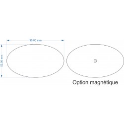Socle Ovale 90x52