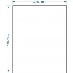 Socles 80x100mm