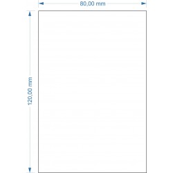 Socle 80x120mm