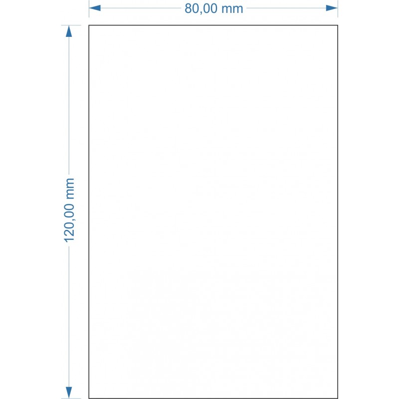 Socle 80x120mm