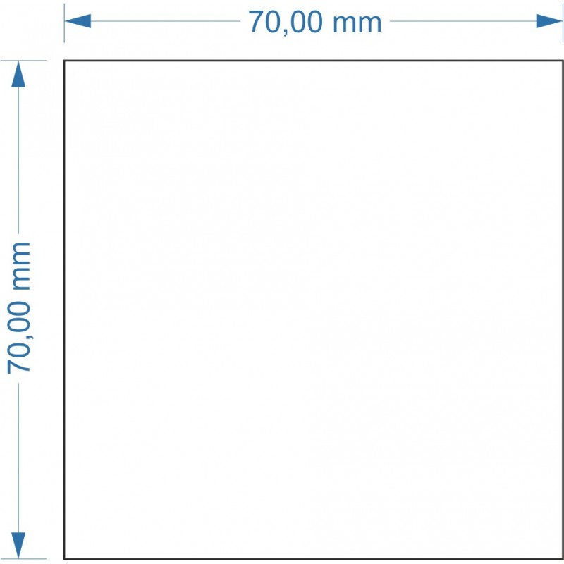 Socle 70x70mm