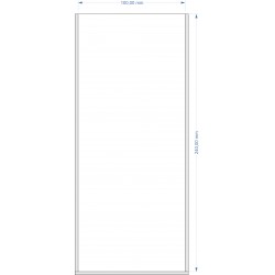 Plateau de mouvement 100x240mm