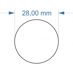 Aimant rond diamètre 28mm...