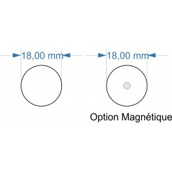Socle rond diamètre 18mm