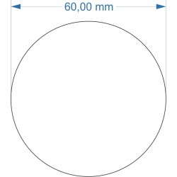 Aimant rond diamètre 60mm...