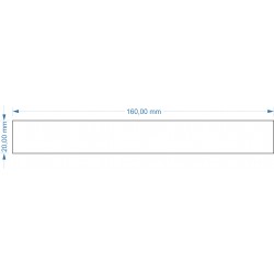 Socle 160x20mm