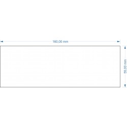 Socle 55x160mm