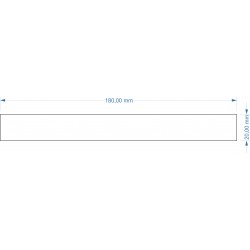 Socle 20x180mm