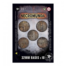 Socles Necromunda de 32mm (X10)             