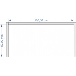 Plateau de mouvement 100x50mm